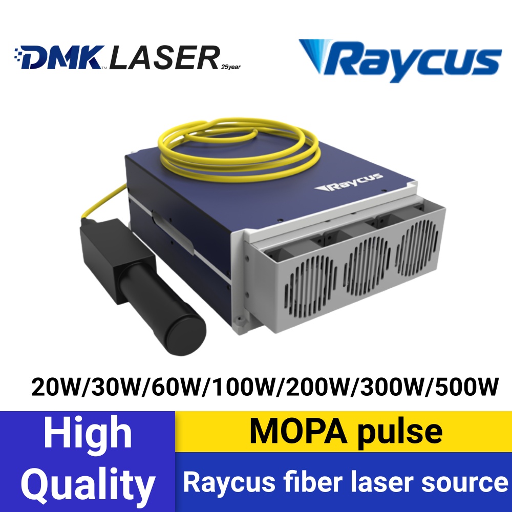 Fiber Laser Marking Machine 30W - แหล่งกำเนิดเลเซอร์ไฟเบอร์แบบพัลส์ MOPA ของแท้จาก Raycus รุ่น RFL-P30MX