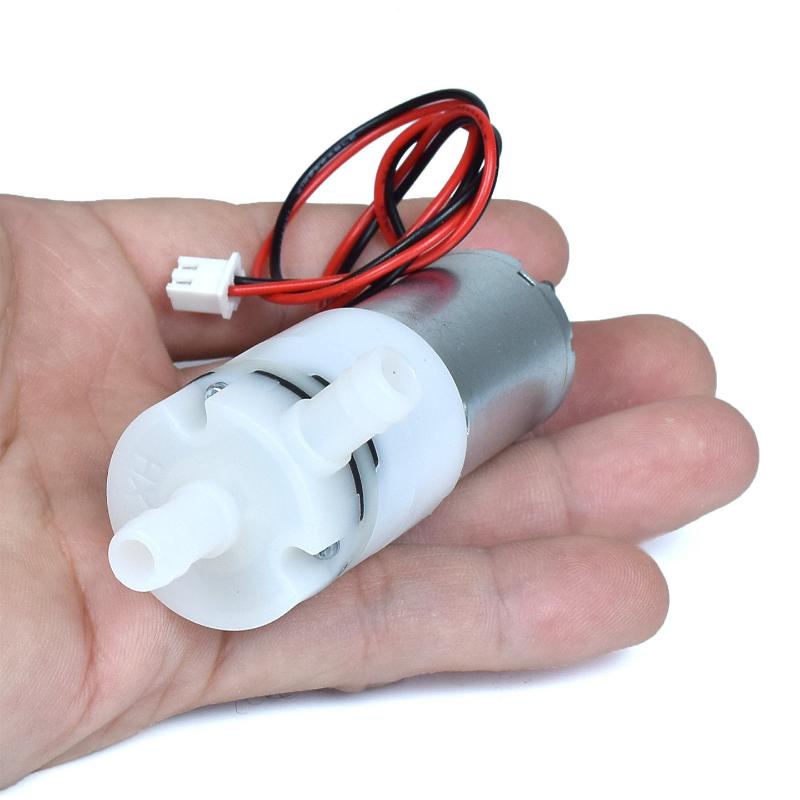 Mini Peristaltic Pump 12V - ปั๊มน้ำดูดเองแบบไมโครไดอะแฟรม 27 มม. สำหรับตู้ปลา DIY ปริมาณน้ำไหลมาก