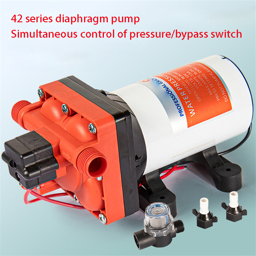 Mini Peristaltic Pump 12V - ปั๊มน้ำ RV รุ่น 42 ซีรีส์ ปั๊มไดอะแฟรมไฟฟ้าอัตโนมัติ