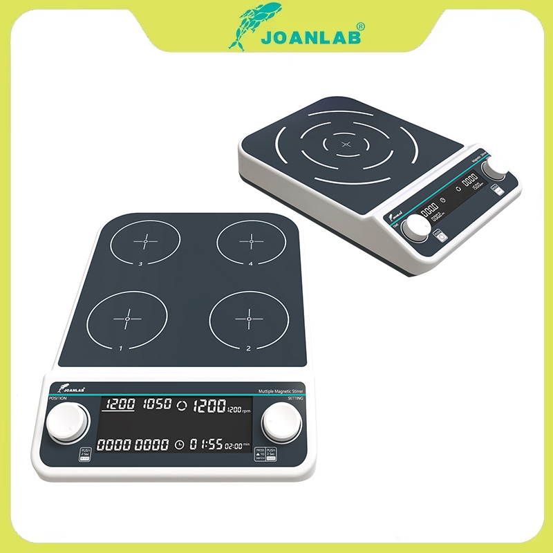 Lab Magnetic Stirrer Hot Plate - สี่สถานีหกตําแหน่งหลาย Magnetic Stirrer จานร้อนดิจิตอลจอแสดงผลห้องปฏิบัติการ Stirrer เครื่องผสมแม่เหล็กความร้อน
