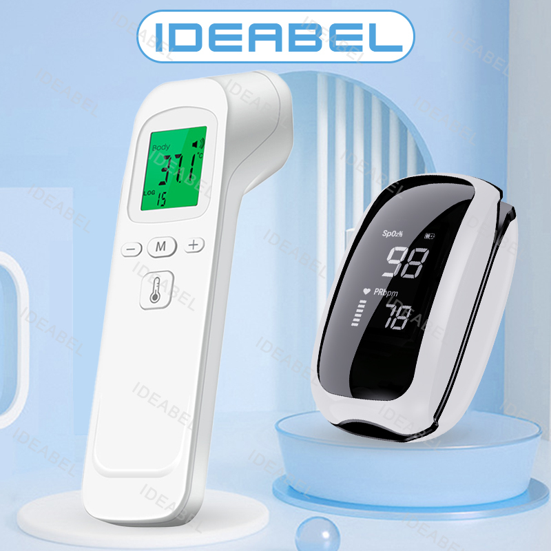 Pulse Oximeter Fingertip Rechargeable - เครื่องวัดอุณหภูมิหน้าผากแบบดิจิตอล เครื่องวัดอุณหภูมิทางการแพทย์แบบอินฟราเรดแบบไม่สัมผัส อุณหภูมิร่างกาย เครื่องวัดออกซิเจนในเลือดแบบชาร์จได้