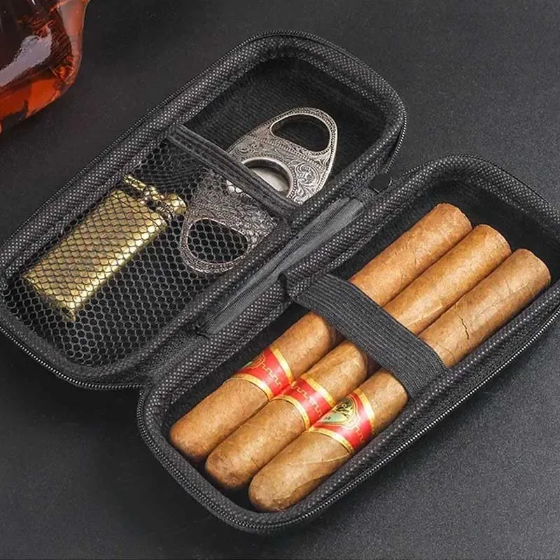 กระเป๋าใส่ซิการ์แบบพกพา EVA น้ - Packaging บทวิจารณ์และราคา