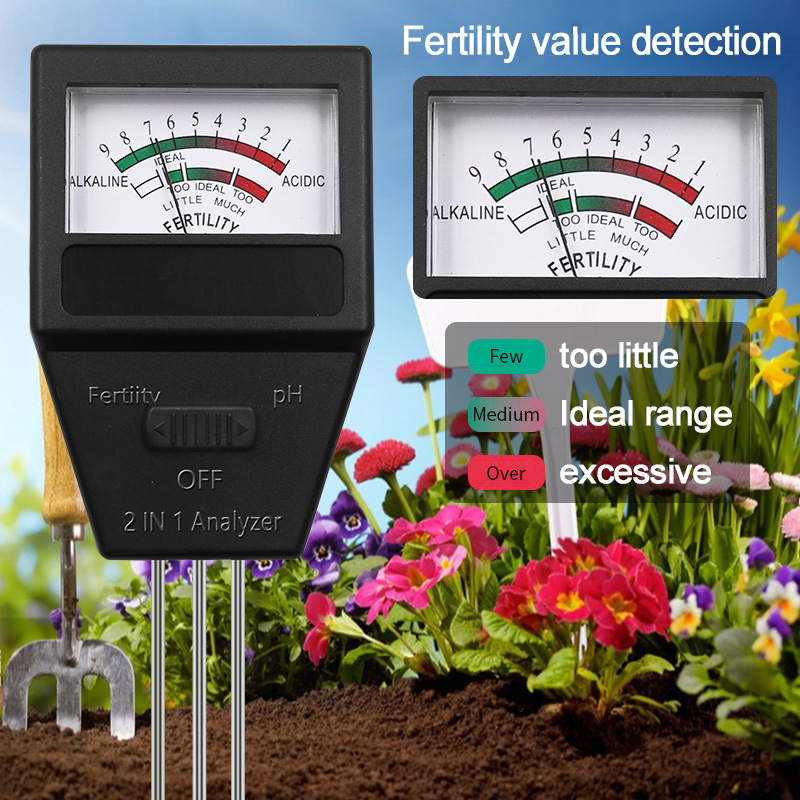 2 in 1 Soil PH Fertility Meter - Ph Meter Digital Water Tester บทวิจารณ์และราคา