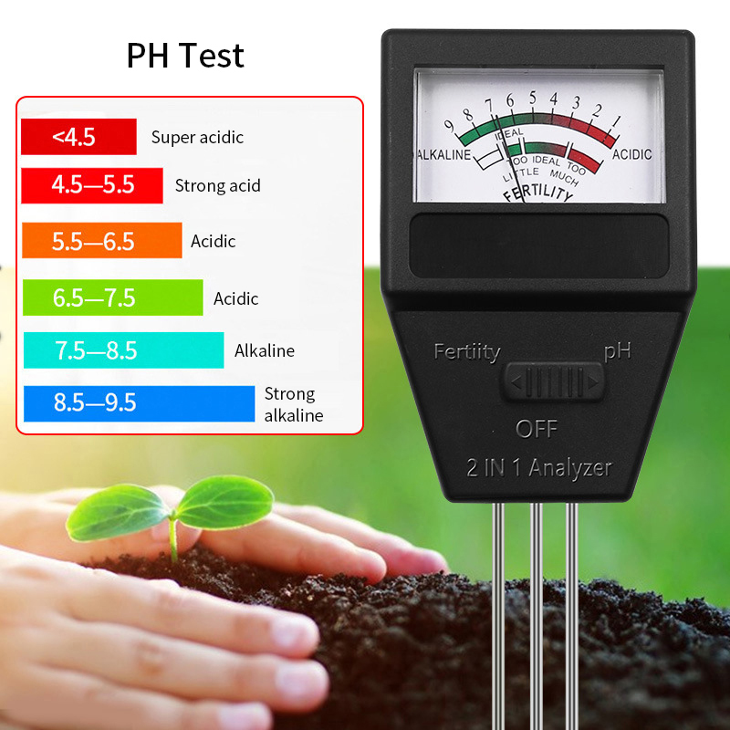2 in 1 Soil PH Fertility Meter - Ph Meter Digital Water Tester บทวิจารณ์และราคา