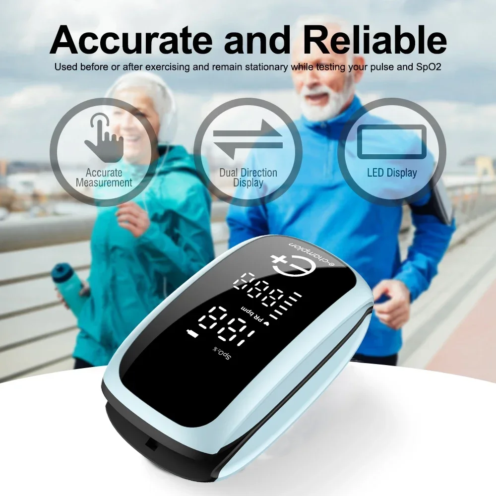 ความอิ่มตัวของออกซิเจนในเลือดจ - Pulse Oximeter Fingertip Rechargeable บทวิจารณ์และราคา