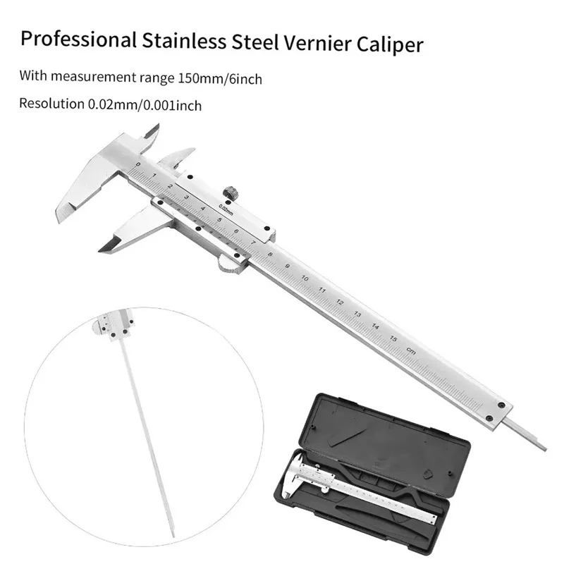 Professional สแตนเลสสตีล Verni - Digital Caliper 150Mm Stainless Steel บทวิจารณ์และราคา