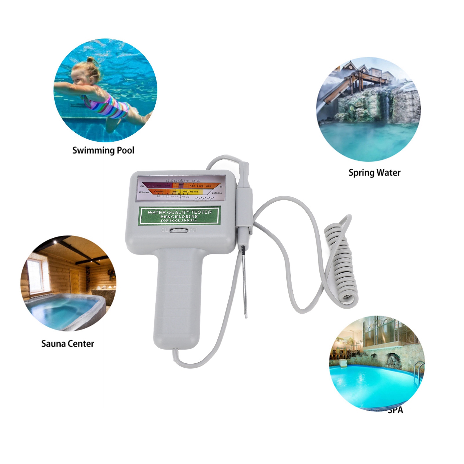 เครื่องวัดคุณภาพน้ำในสระว่ายน้ - Ph Meter Digital Water Tester บทวิจารณ์และราคา