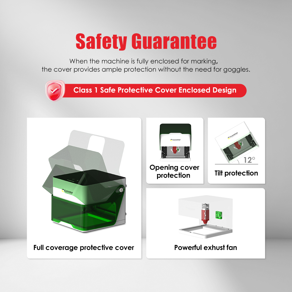 Cloudray 5000mw CNC มินิเลเซอร - Fiber Laser Marking Machine 30W บทวิจารณ์และราคา