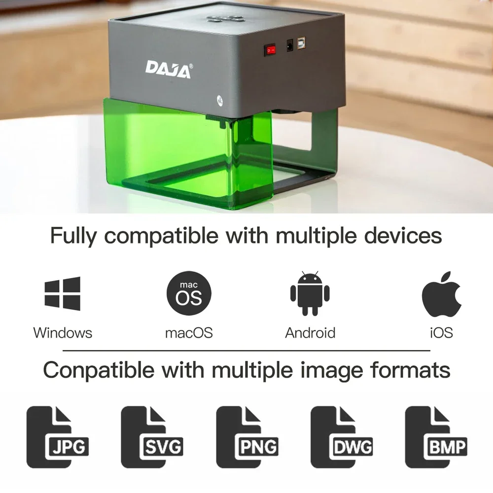 DAJA เลเซอร์แกะสลัก CNC DIY DJ - Fiber Laser Marking Machine 30W บทวิจารณ์และราคา