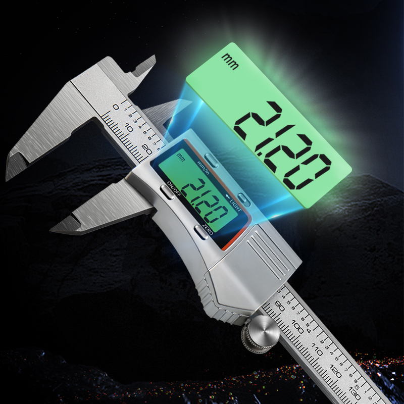 เครื่องวัดโลหะสแตนเลสสตีลคาลิเ - Digital Caliper 150Mm Stainless Steel บทวิจารณ์และราคา