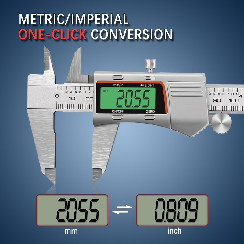 เครื่องวัดโลหะสแตนเลสสตีลคาลิเ - Digital Caliper 150Mm Stainless Steel บทวิจารณ์และราคา