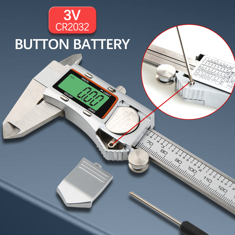 เครื่องวัดโลหะสแตนเลสสตีลคาลิเ - Digital Caliper 150Mm Stainless Steel บทวิจารณ์และราคา
